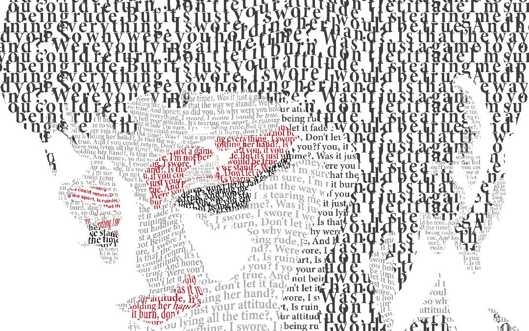 Word Lyric poster