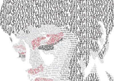Word Lyric poster